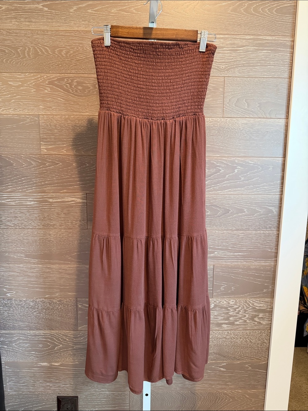 Smocked Tiered Midi Maxi Dress
